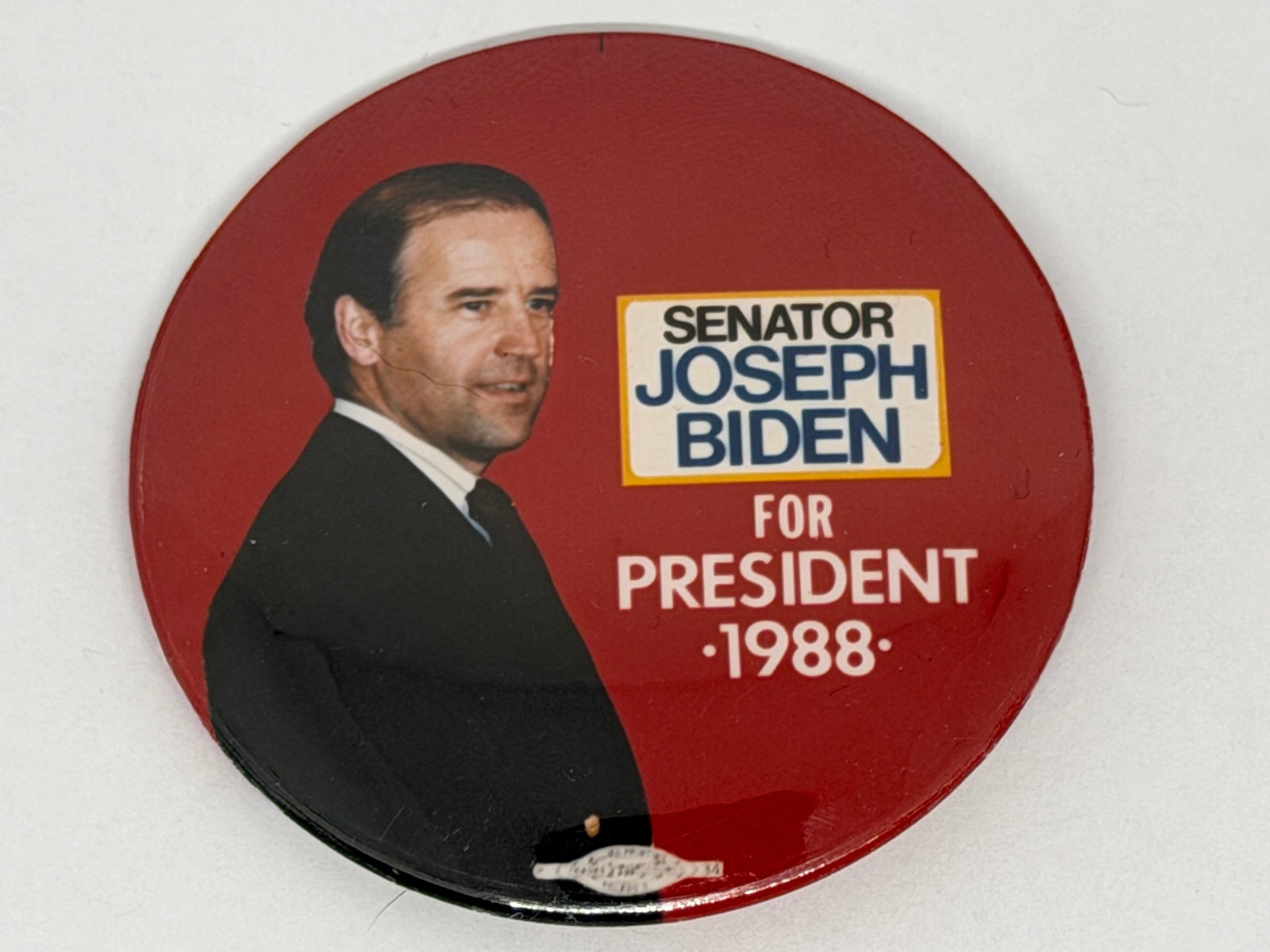Senator Joseph Biden For President 1988 Political Pin