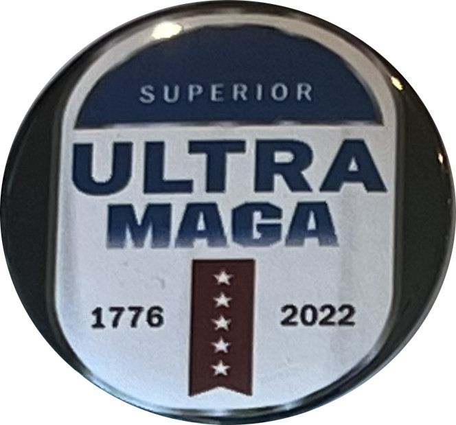 Ultra MAGA Button Collection – #ULTRAMAGA Set 3 – 8-pack buttons, 2.25 inch pins