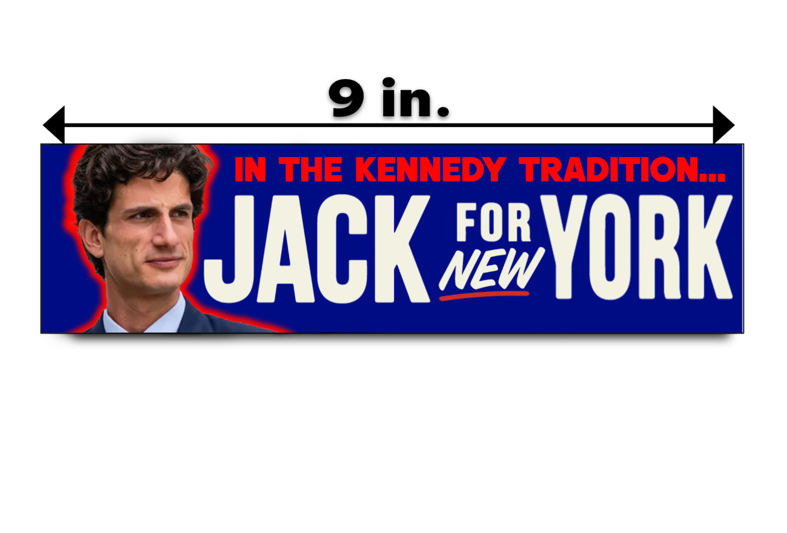 JACK SCHLOSSBERG Congress 2026 Bumper Sticker Decal Political New York JFK