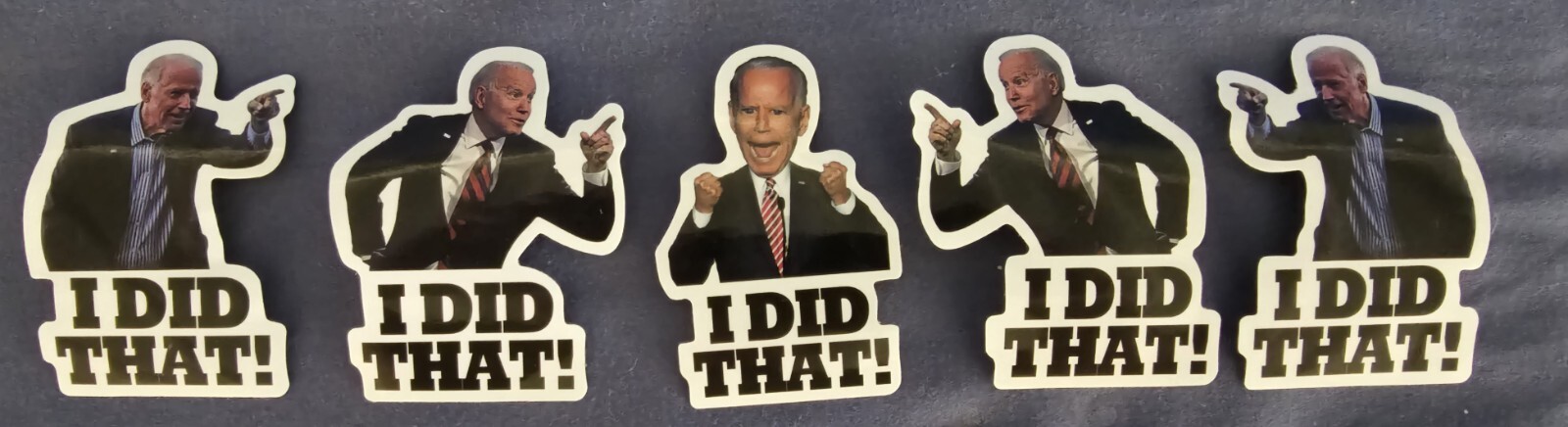 5 PCS Joe Biden “I DID That” Sticker Decal, Joe Biden Funny Sticker US