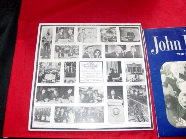 (2) JOHN FITZGERALD KENNEDY RECORDS – Memorial Album & Documentary Prez Years