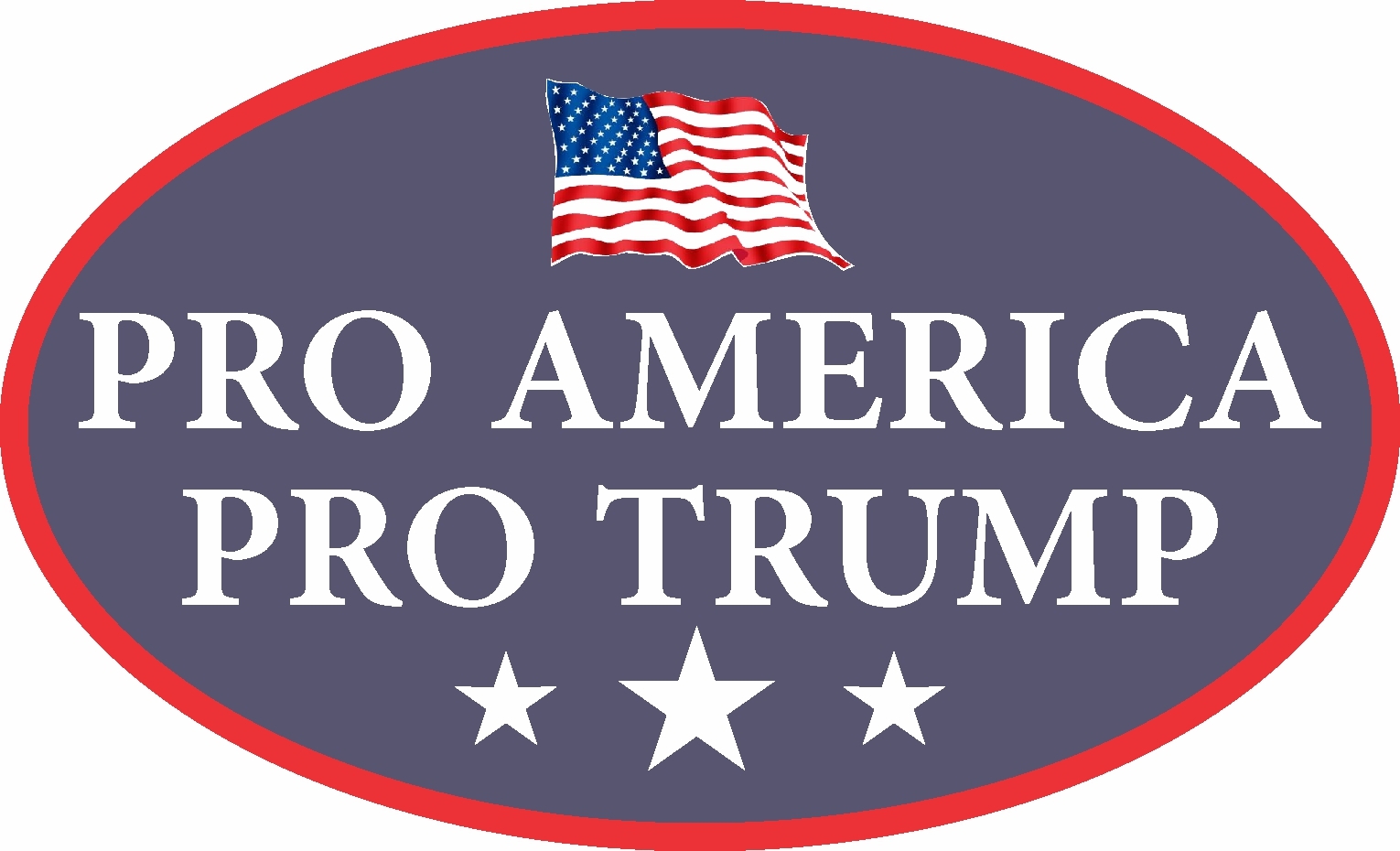 TRUMP PRO AMERICA FLAG SUPPORT TRUMP MAGA STICKER DECAL WINDOW BUMPER