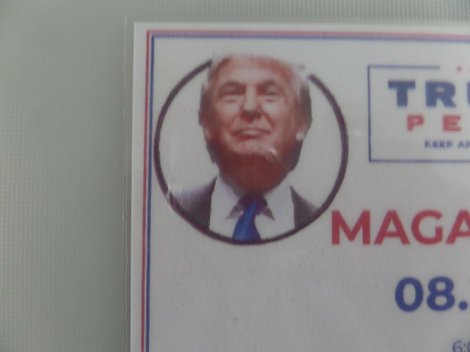 DONALD TRUMP-” MAGA RALLY” 8-22-2019, NORTH WILKESBORO, NO. CAROLINA, TICKET+ BS