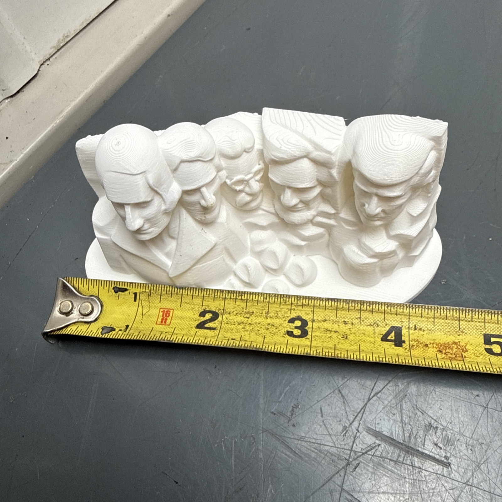 President Donald Trump Mount Rushmore TrumpMore MAGA 3D Printed White