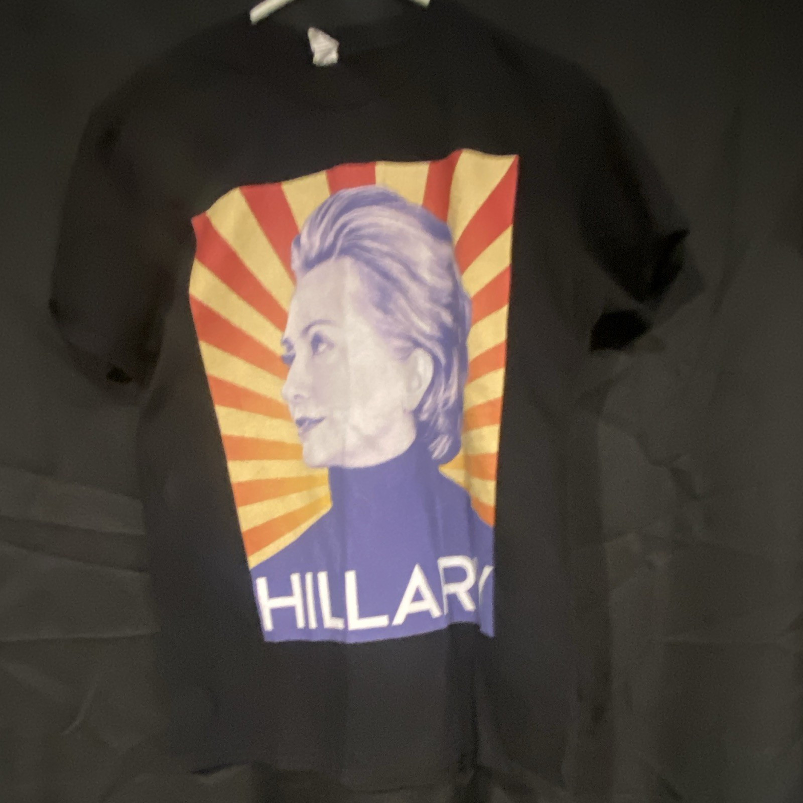 Hillary Clinton 2016 Campaign “Hillary” Slogan Cotton T-Shirt Political Tee