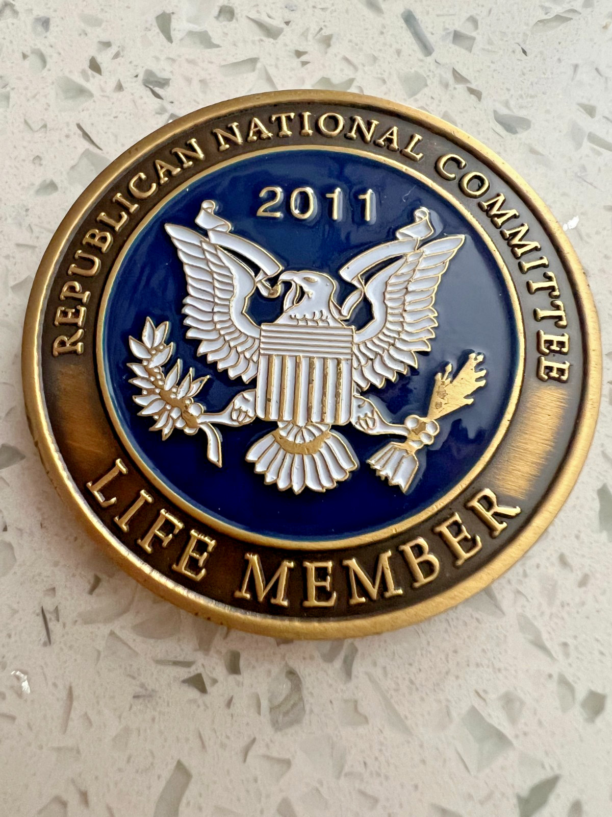 2011 Election Year RNC Republican National Committee Life Member Challenge Coin