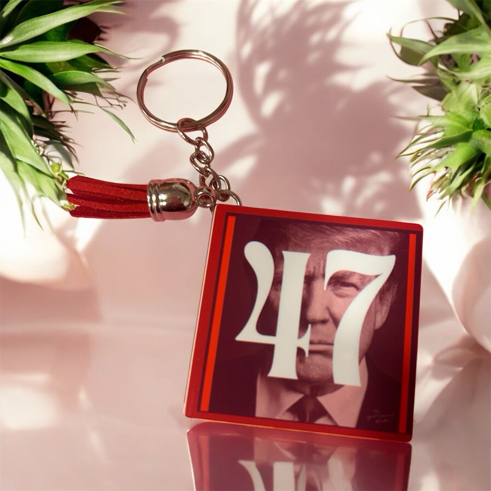 Trump 47 Keychain