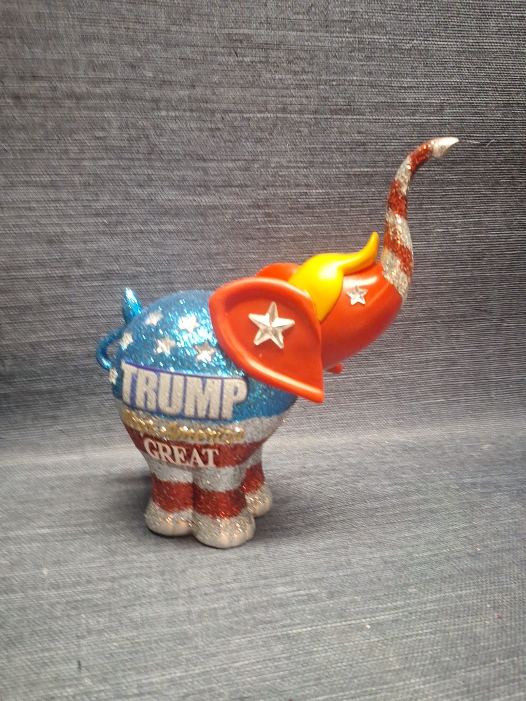 Trump Keep America Great Elephant Limited Collectible Figurine. Maga Patriotic