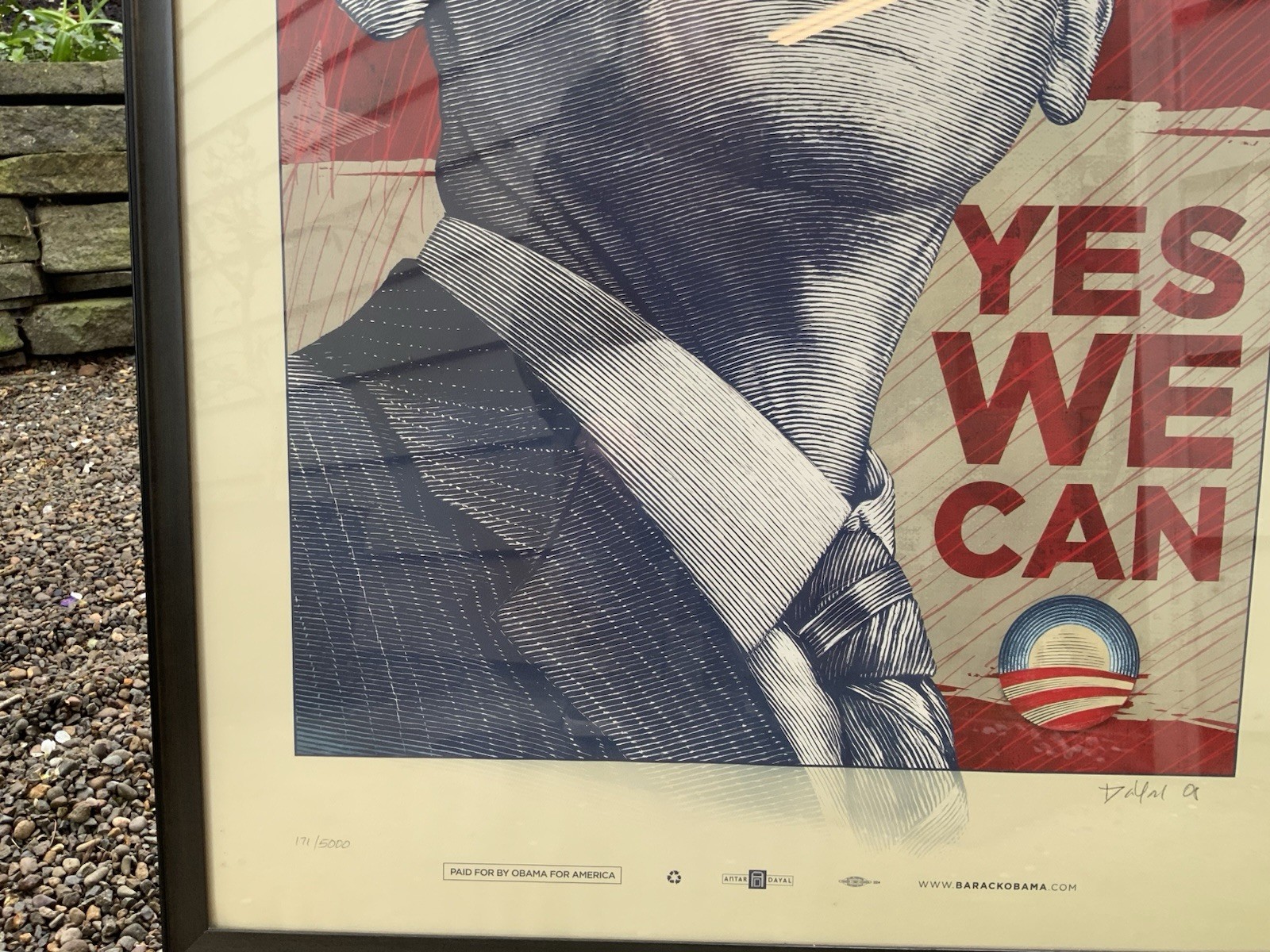 “YES WE CAN” ~ Obama For America Campaign ~ Antar Dayal ~ SIGNED ~ 2008