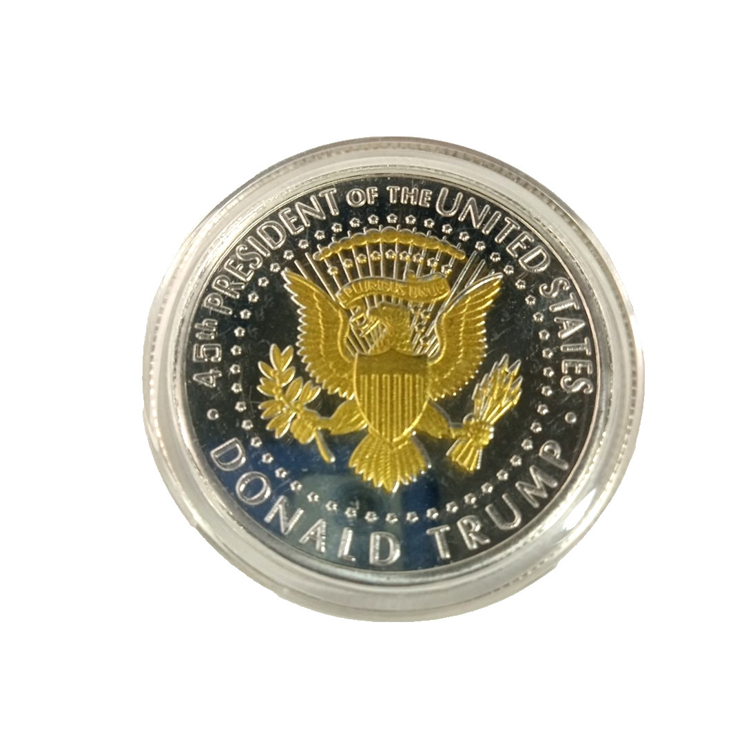 Donald Trump Coin Keep America Great Commemorative 2020 Silver Gold Plated
