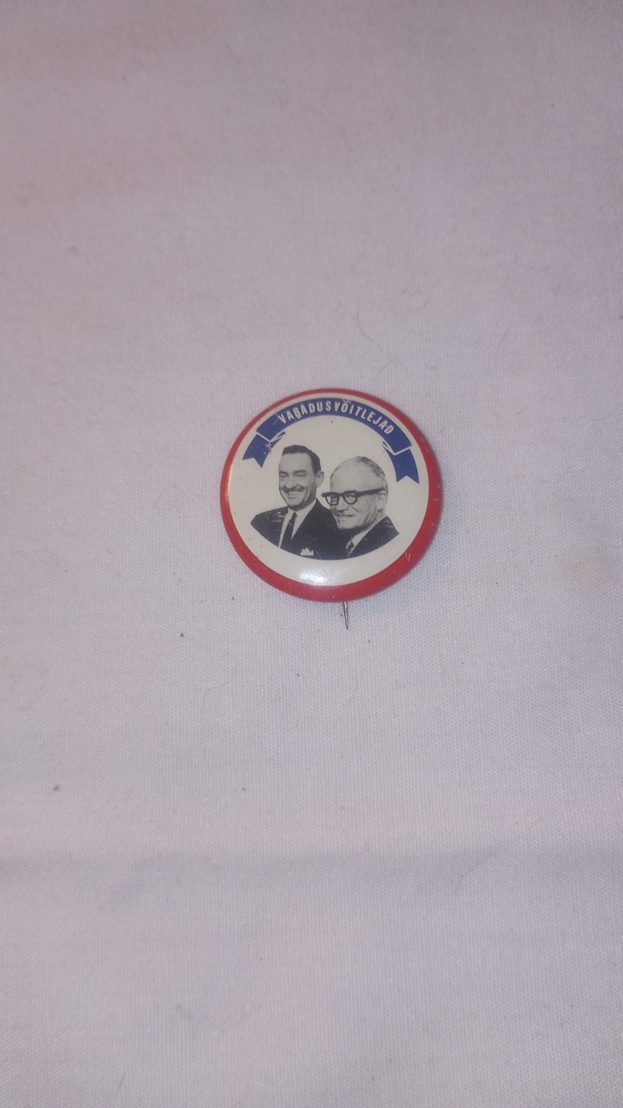 Vintage 1964 Goldwater/Miller “Vabadusvoitlejad” 1″ Campaign Pinback