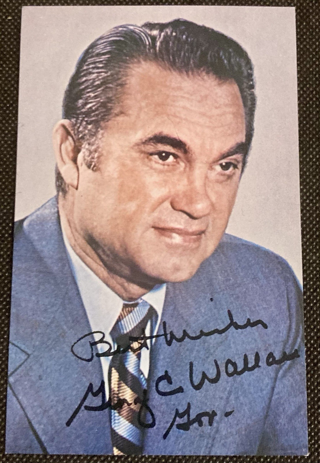George Wallace 1972 Campaign Promotional 5 1/2″ Picture with Photo Signature