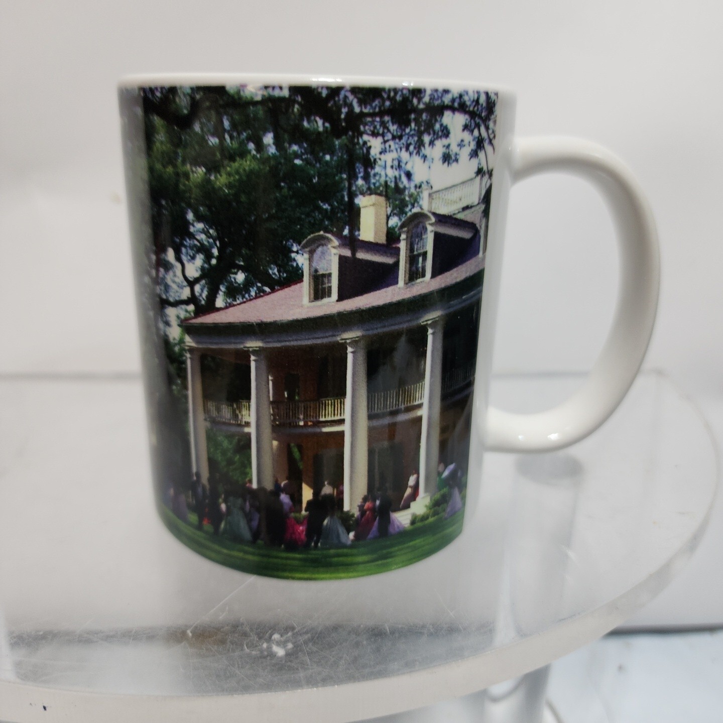 Houmas House Crown of Louisiana Coffee Cup Souvenir Mug Orca Coatings 12 oz