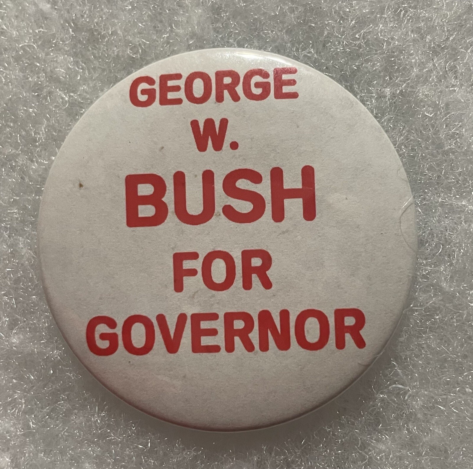 George W Bush Governor 1994 Pin Button Rare