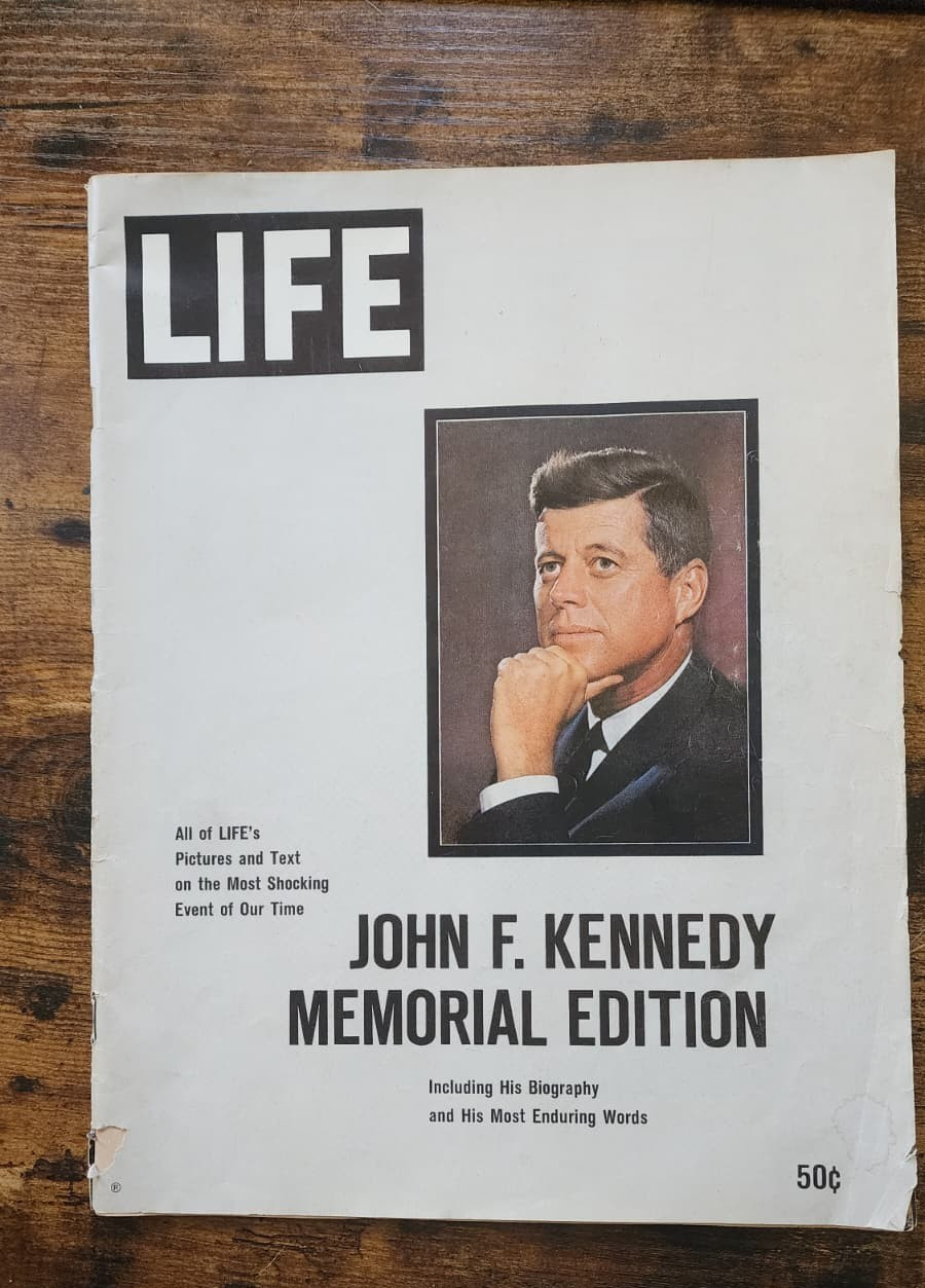 Vintage 1963 JFK Memorial Magazines – LIFE & Saturday Evening Post Bundle