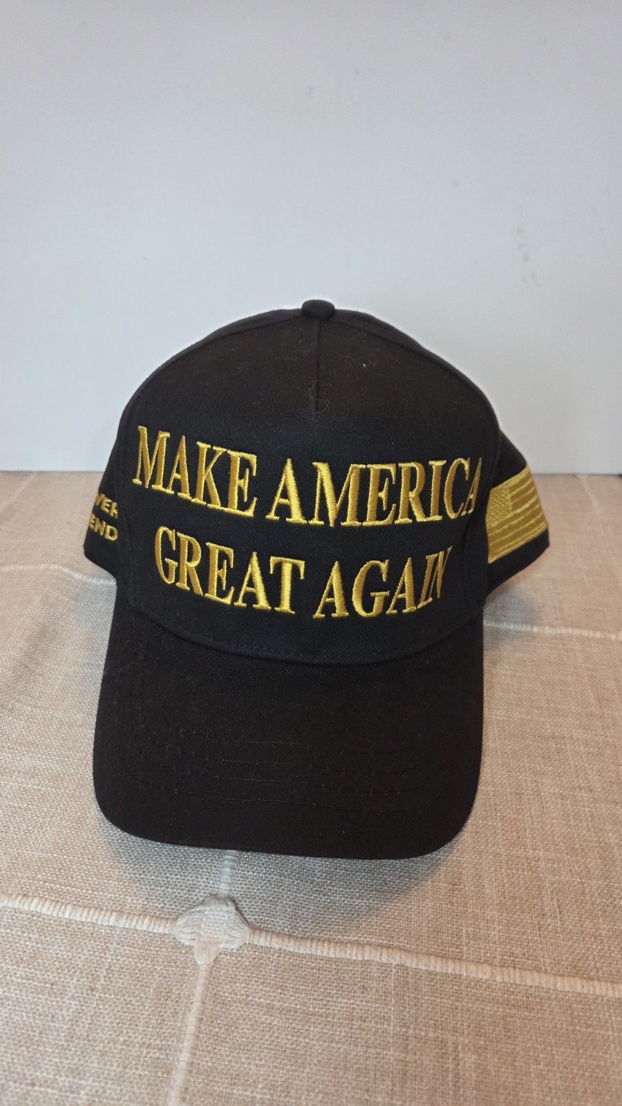 Official Limited Edition Gold Dark MAGA Hat Donald Trump CaliFame