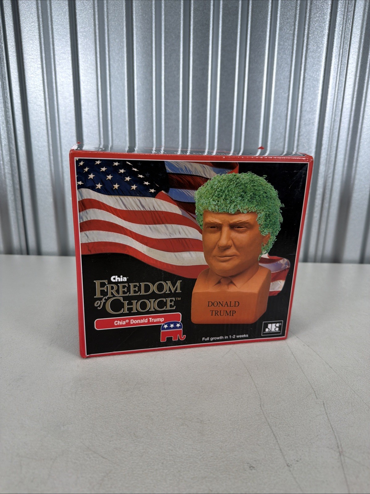 NEW Donald Trump Chia Pet 2016 Freedom of Choice Handmade Pottery Planter