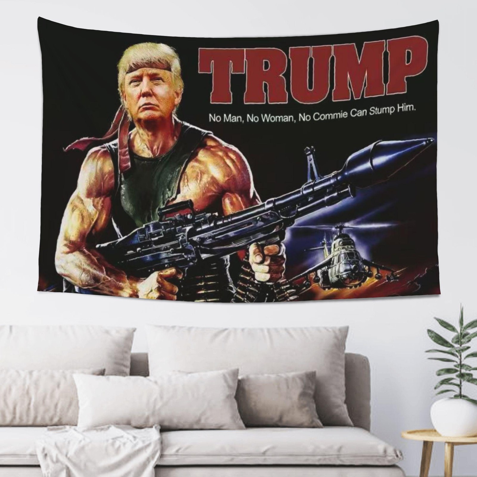 Retro Patriotic Tapestry 60x40in American Style Wall Hanging Decor