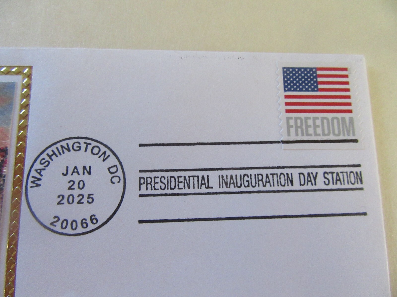 Donald Trump 2025 Inauguaration Day Cover On Colorano Cover [Cachet Variety #6]