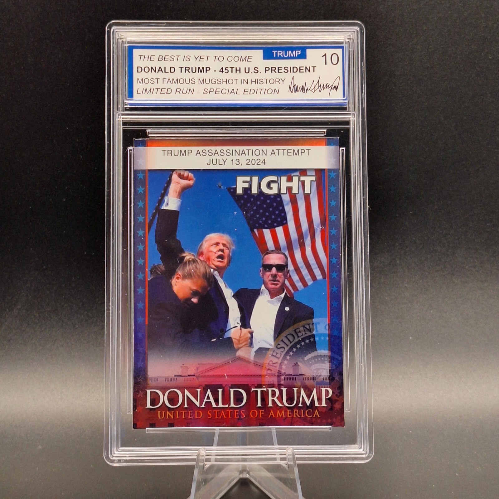 Donald Trump FIGHT “The Best Is Yet To Come” Refractor – American History 🇺🇸