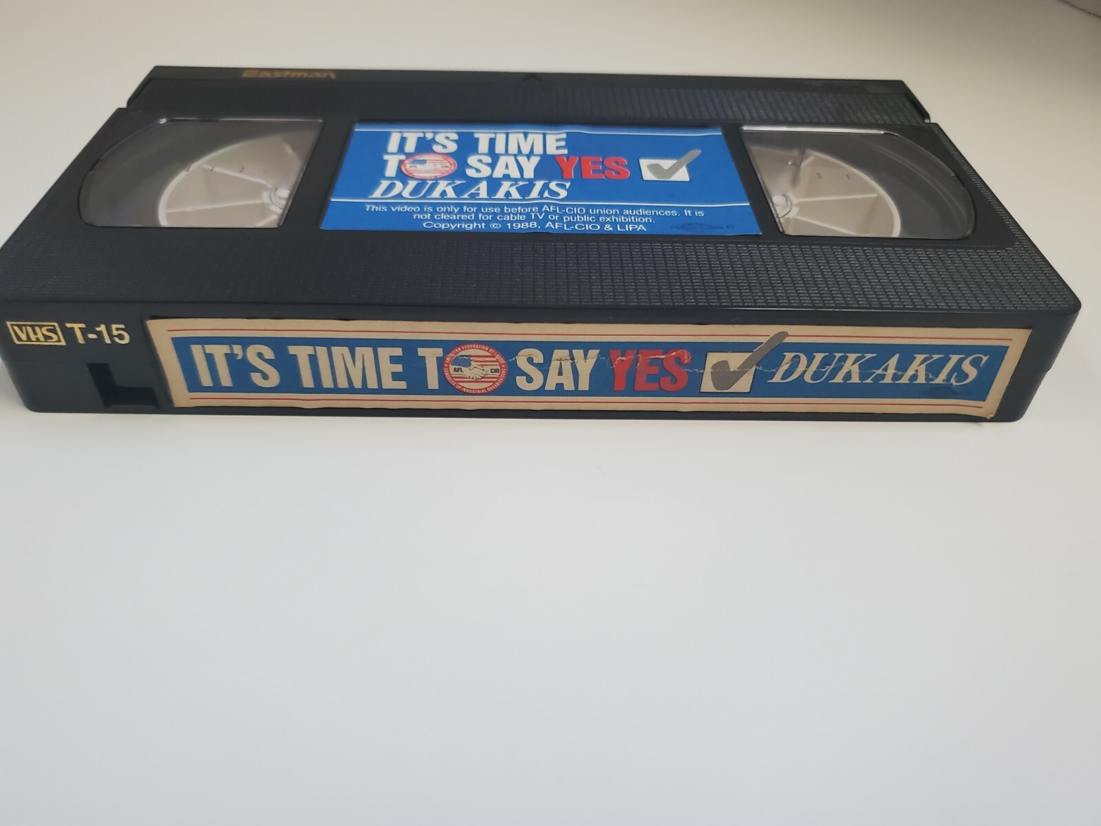 It’s Time to Say Yes VHS Presidential Campaign Promo Michael Dukakis TESTED