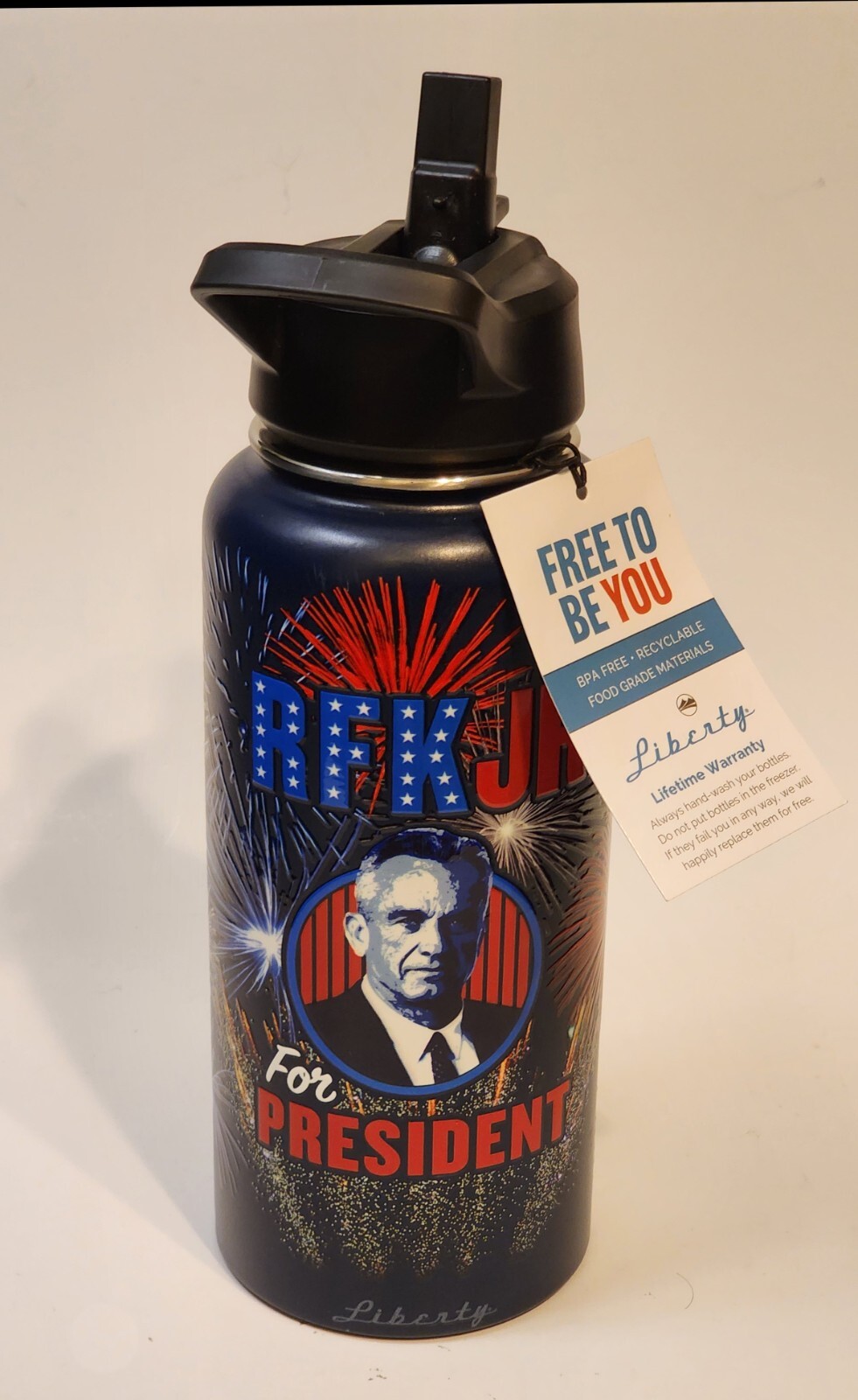 NWT Robert F. Kennedy Jr. for President 2024 Steel Hydro Flask Bottle RFK
