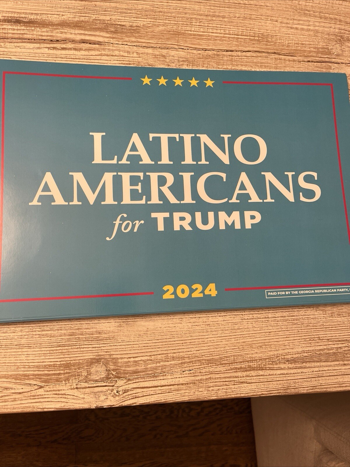 *INAUG SALE* Mix/Match any 2x Trump/Vance Official Campaign Placard Rally Signs