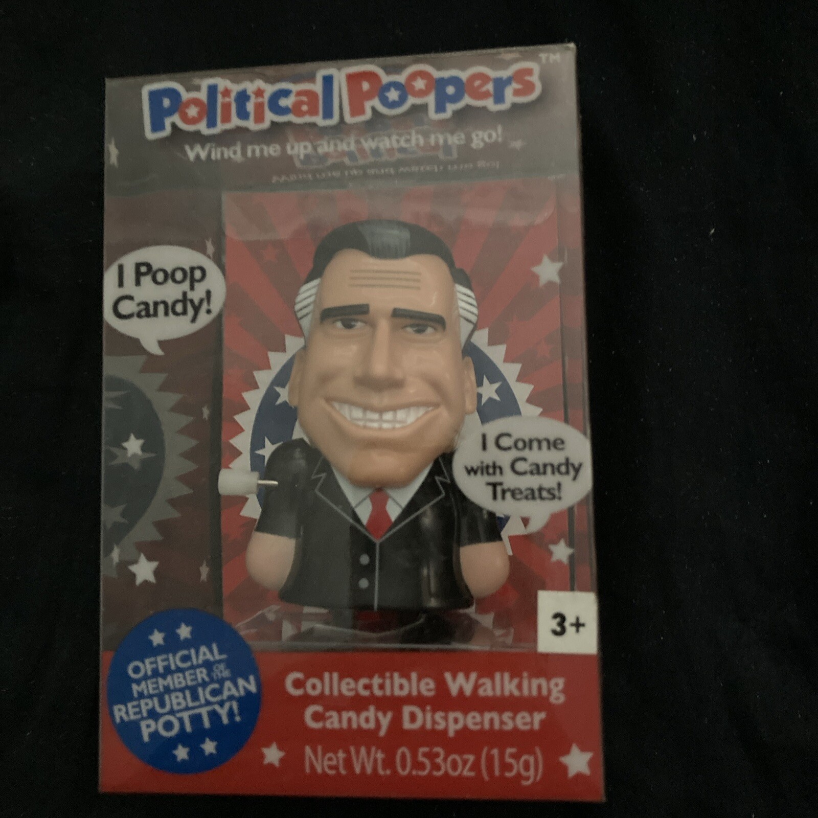 Mitt Romney Political Poopers Candy Dispenser Cont US Gr Advantage