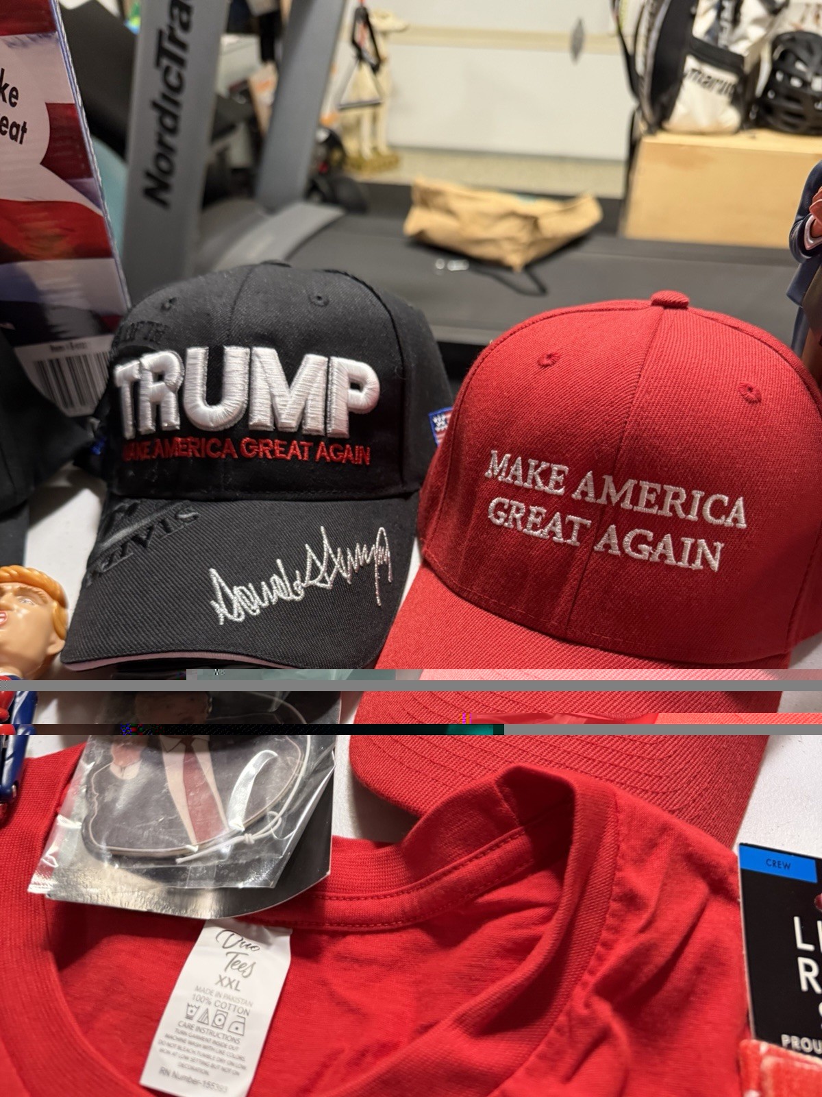 Large President Donald Trump Memorabilia and Novelty Lot Bundle 45-47 USA