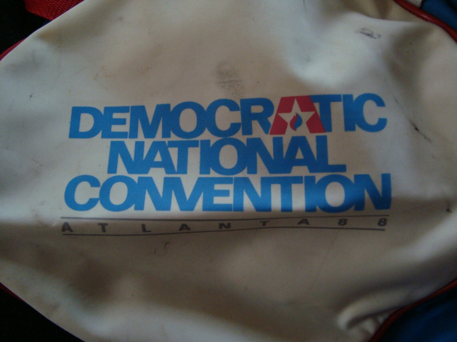 Democratic National Convention 1988, Atlanta, Duffle Bag AT&T, 16″x 8″ Campaign