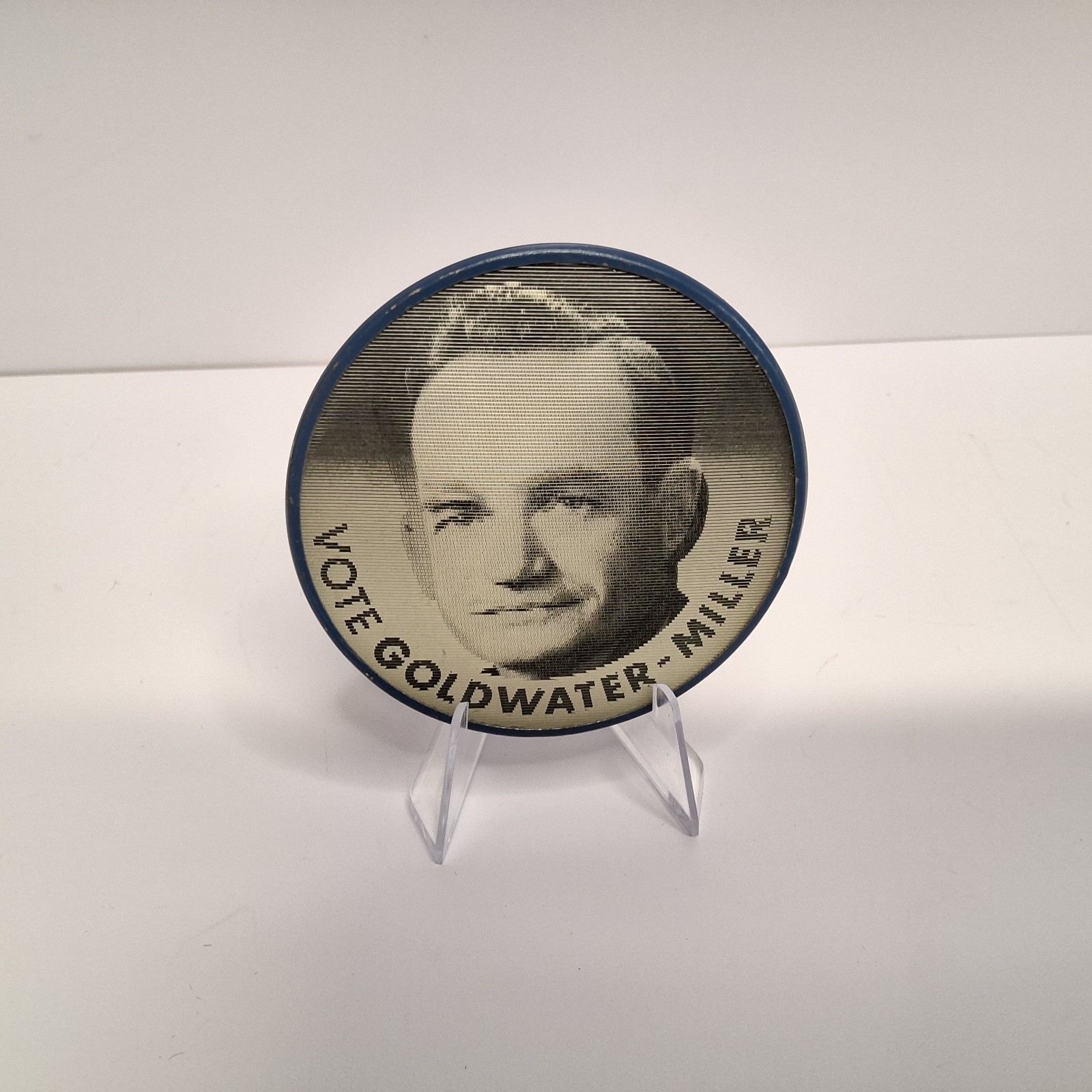 1964 Campaign VOTE Barry GOLDWATER Bill MILLER Flasher Button