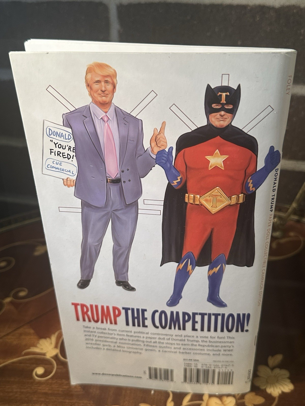 Donald Trump Paper Doll Book 2018 Tim Foley Collectible Campaign Edition