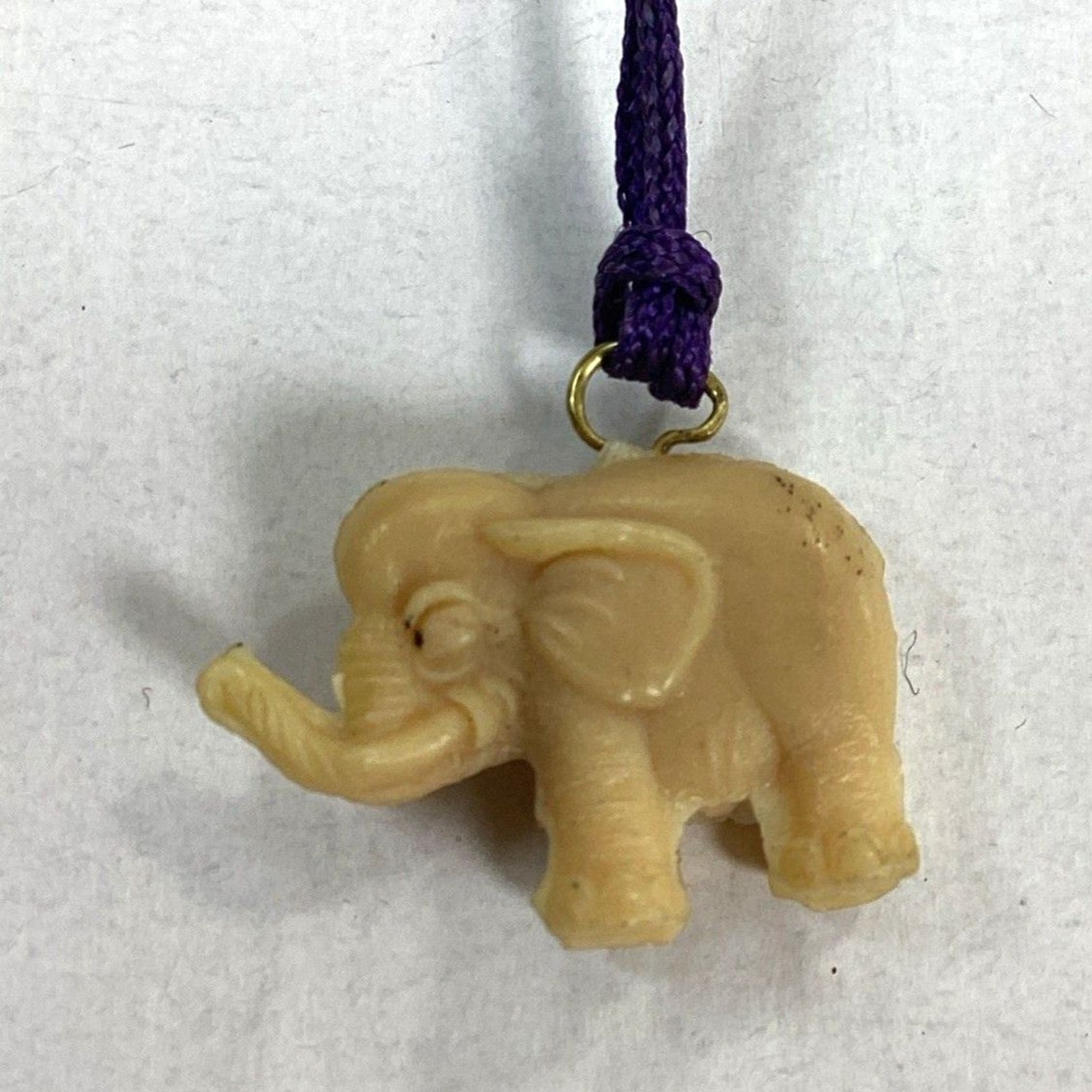 1952 Vtg Eisenhower Man Of The Hour Campaign Button Plastic Elephant Charm GOP