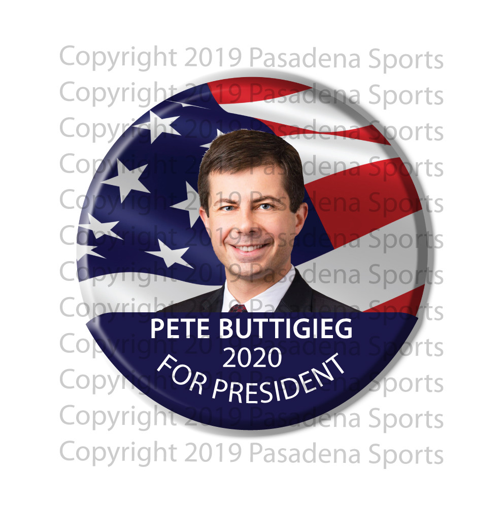 2020 PETE BUTTIGIEG FOR PRESIDENT 2.25″ CAMPAIGN BUTTON pbfg made in AZ USA