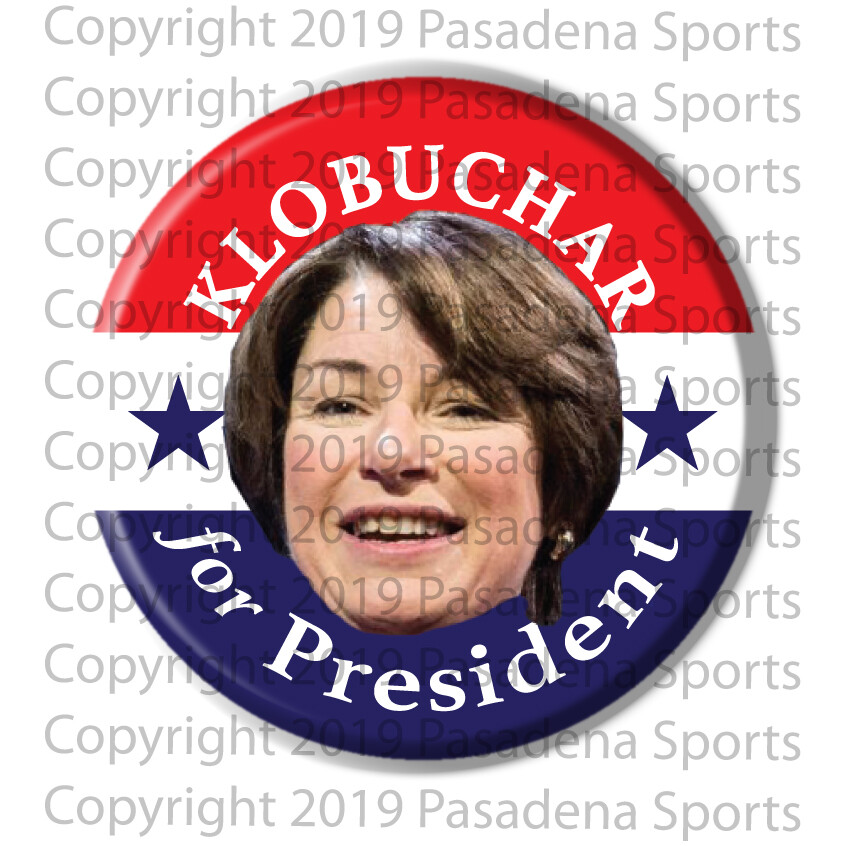 2020 AMY KLOBUCHAR FOR PRESIDENT 2.25″ CAMPAIGN BUTTON akstar made in AZ USA