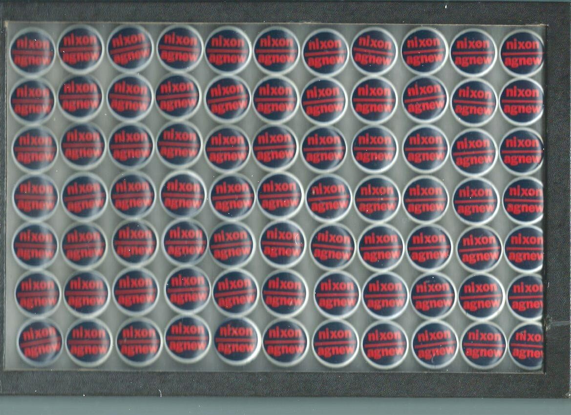 Group Lot 77 Richard Nixon Agnew Political Buttons Conservative Republican