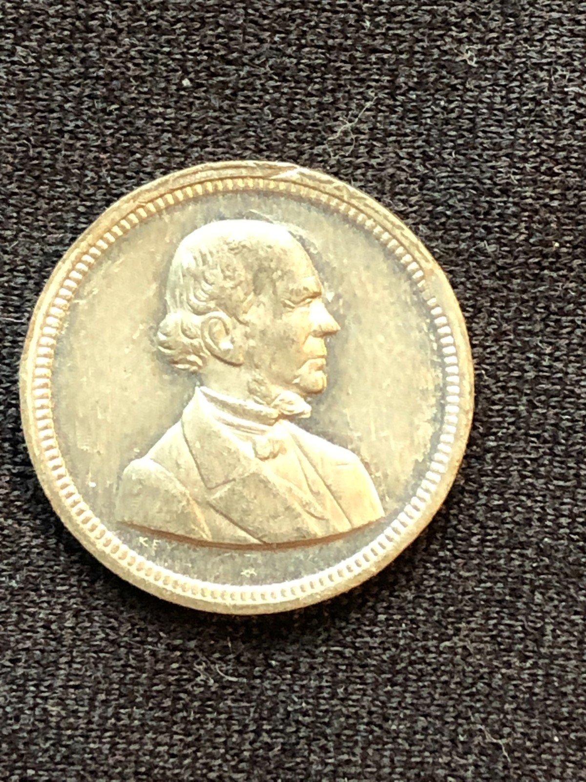 Horatio Seymour 1868 Democratic Presidential Candidate Political Token