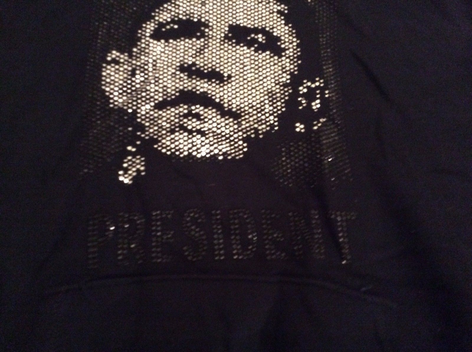 Vtg President Barack Obama Commemorative Hoodie MEDIUM 2008