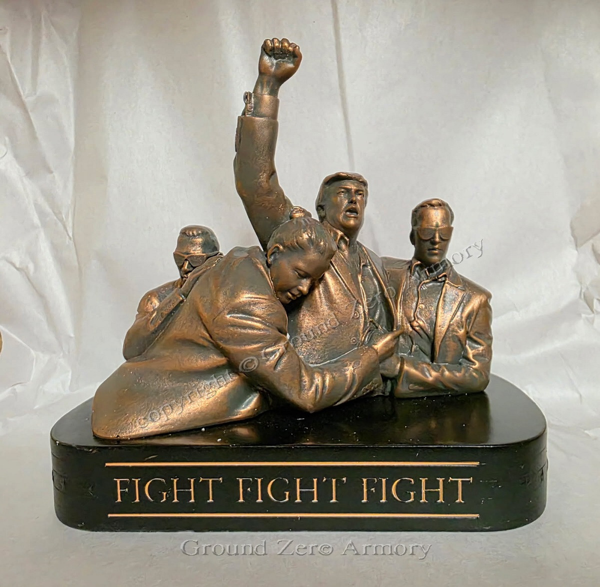 President Donald Trump FIGHT FIGHT FIGHT Mar-A-Largo Statue MAGA Patriot USA #47