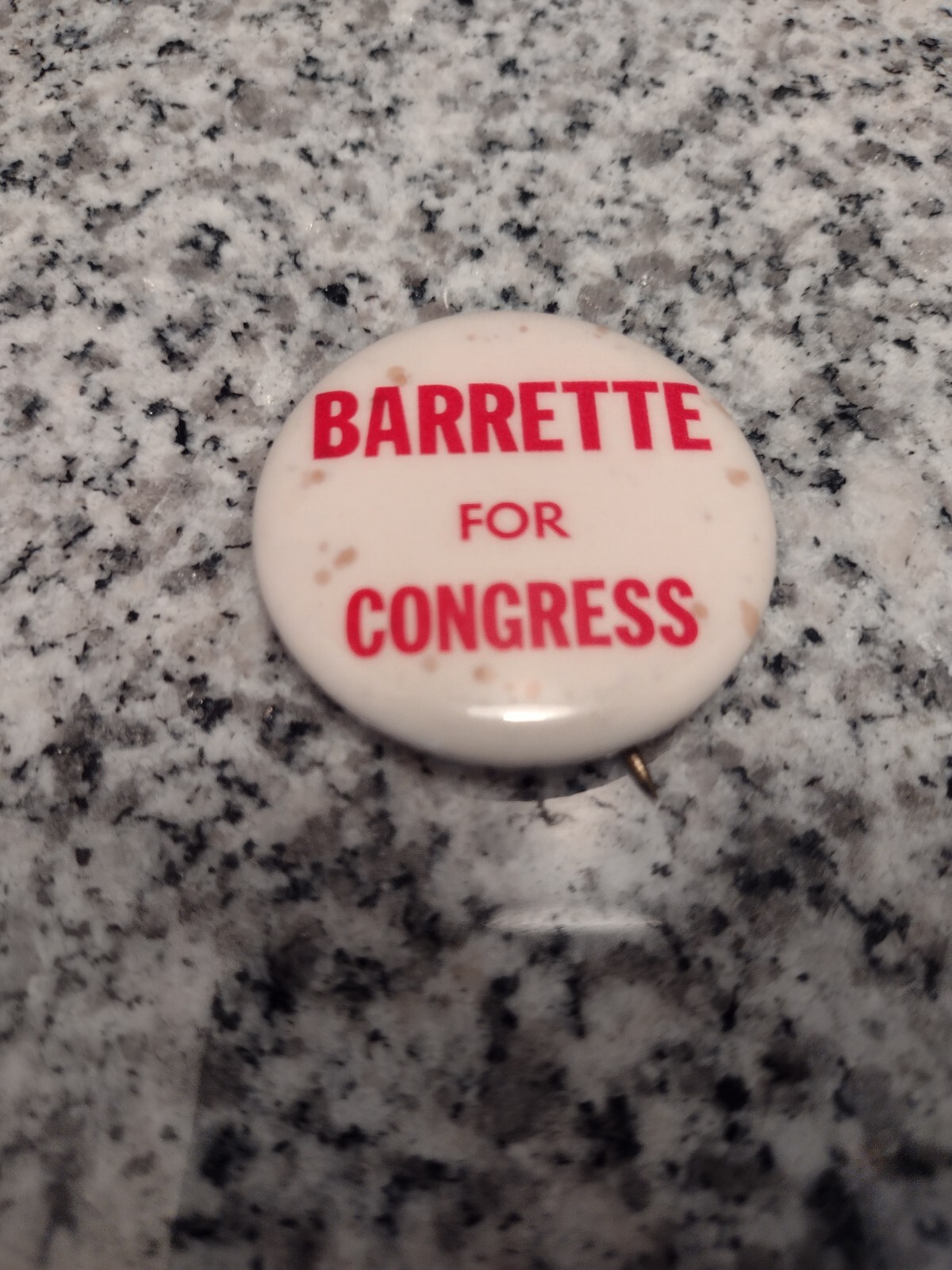 U.S.A. Political Congressional Campaign Button. Vintage Button.