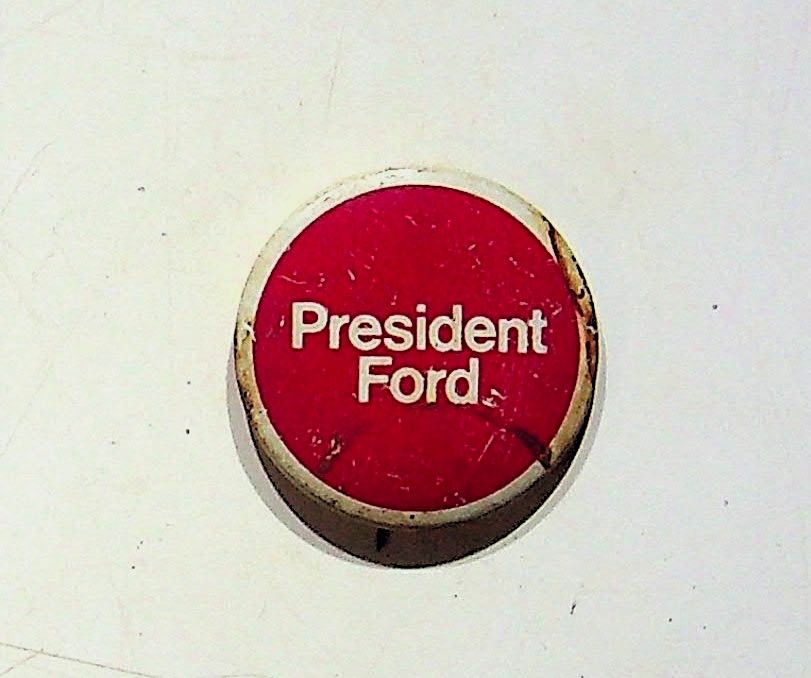 Vtg President Ford Political Campaign Button Pin Gerald Ford 1976