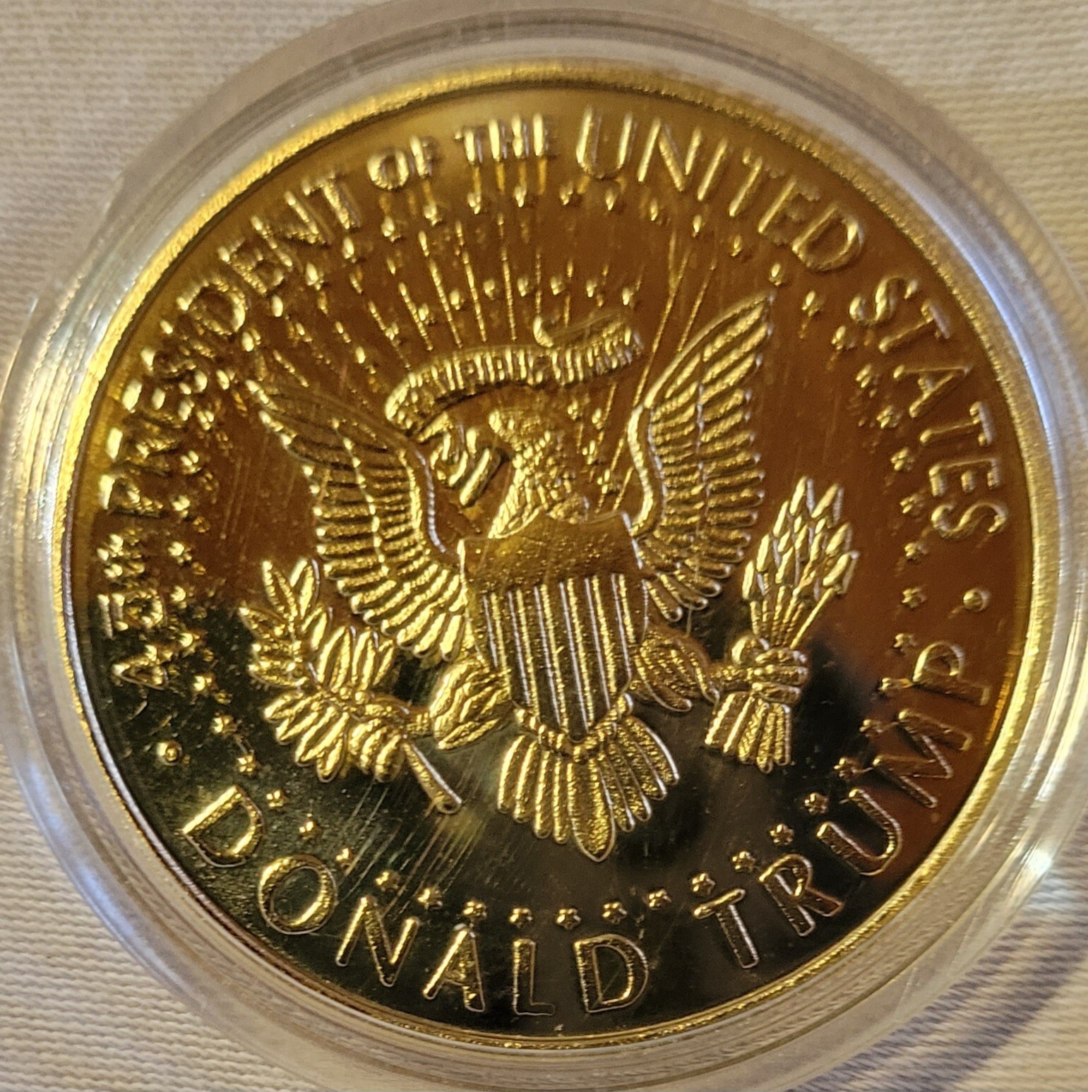 2024 Donald Trump Take America Back 1 oz Memorabilia Coin In Plastic Case