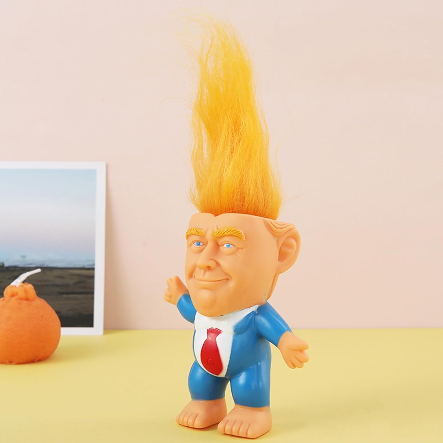 Donald Trump Toys Cute Rubber Troll Doll Toy Trump 2025 Take America Back, Troll