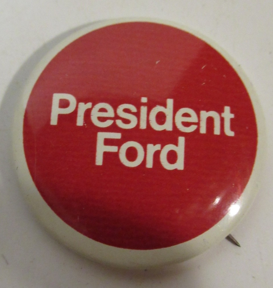 Vintage 1976 Gerald R Ford Presidential Campaign Pin