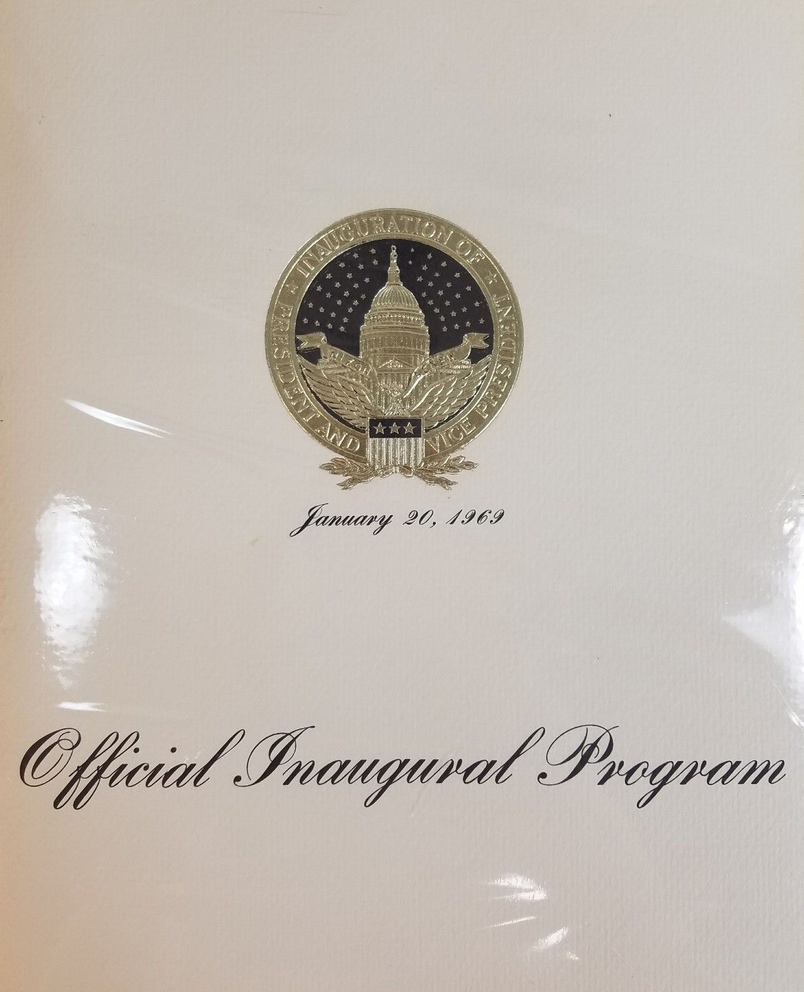 New Unopened Official Inaugural Program January 20,1969 Richard Nixon President
