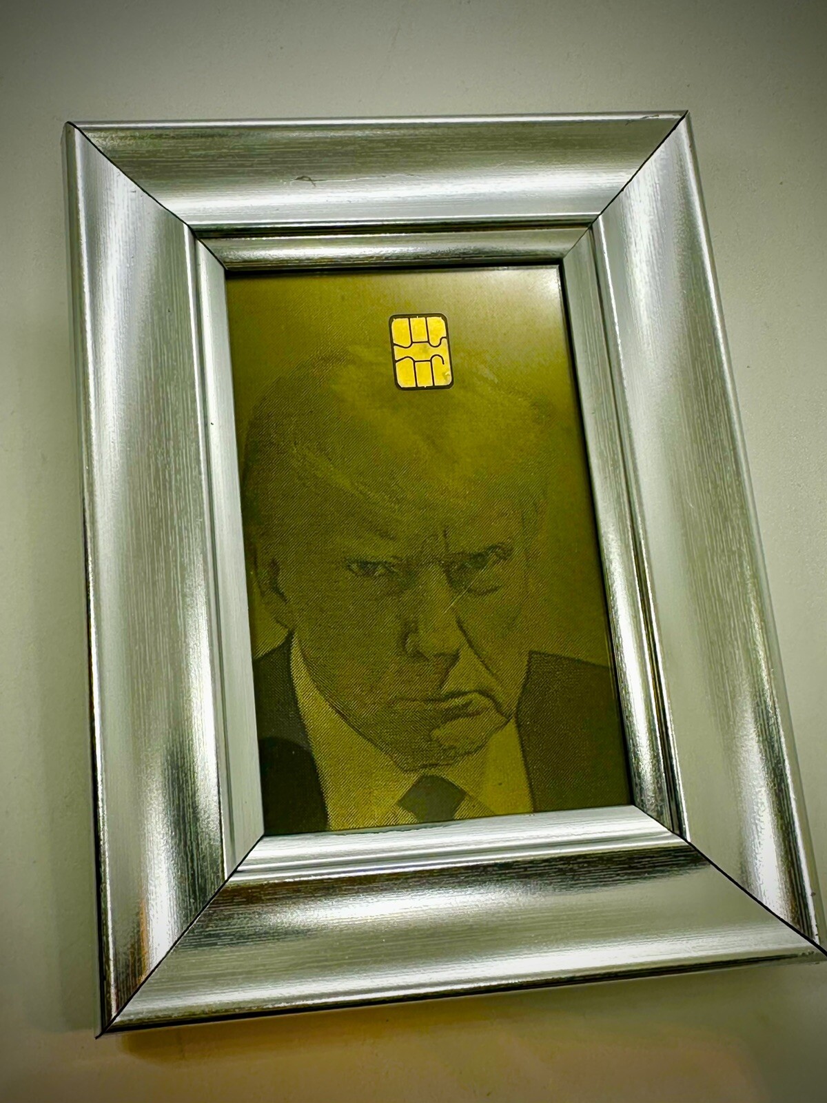 Laser Engraved Photo Etching On Stainless Steel Card (matte black)