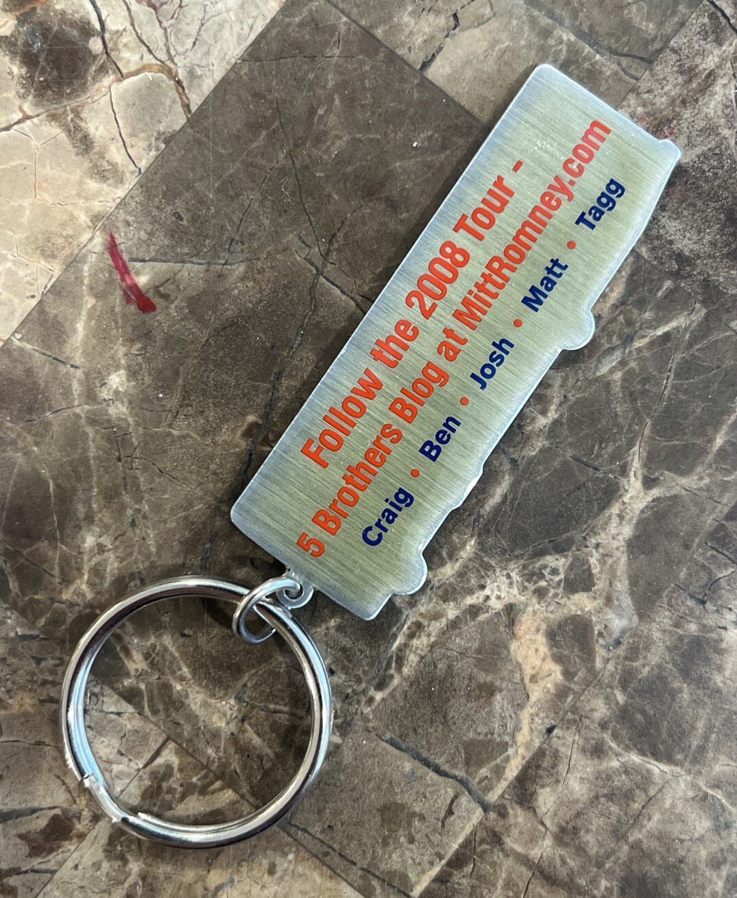2008 Mitt Romney “The Mitt Mobile” Presidential Campaign Tour Bus Key Chain