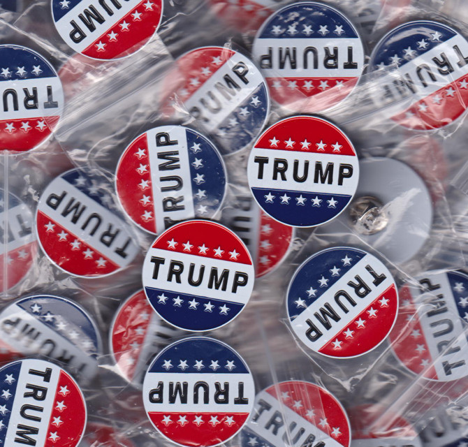 “TRUMP” Finest Quality 1.25″ Lapel / Hat Pin -NOT a button POTUS Donald J. Trump