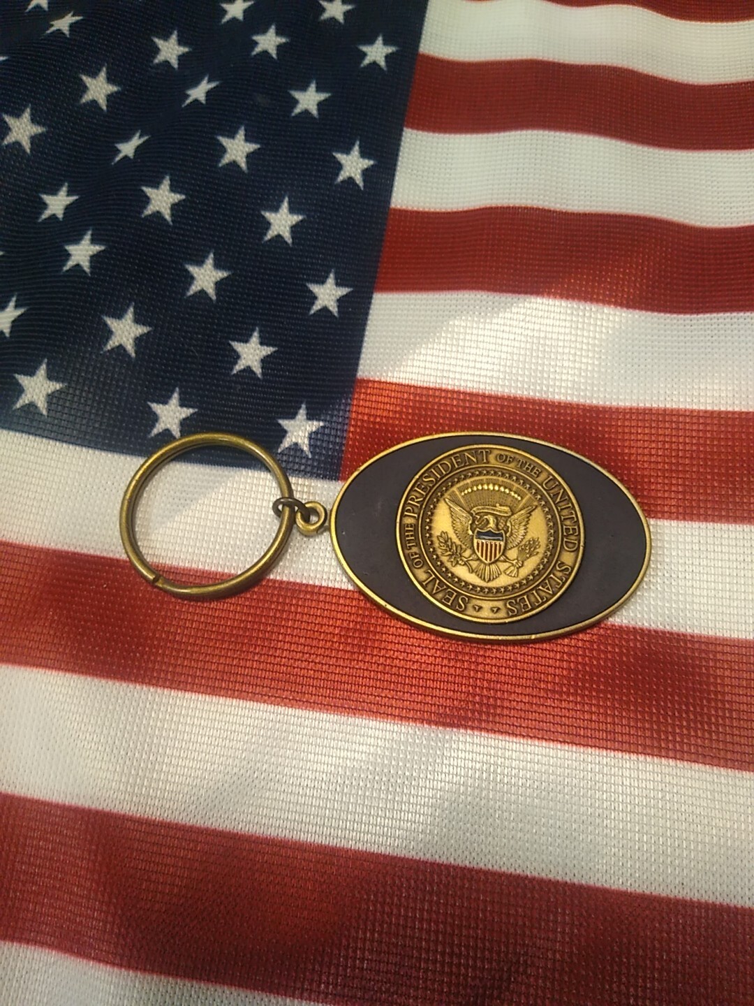 Donald Trump Presidential Seal Keychain