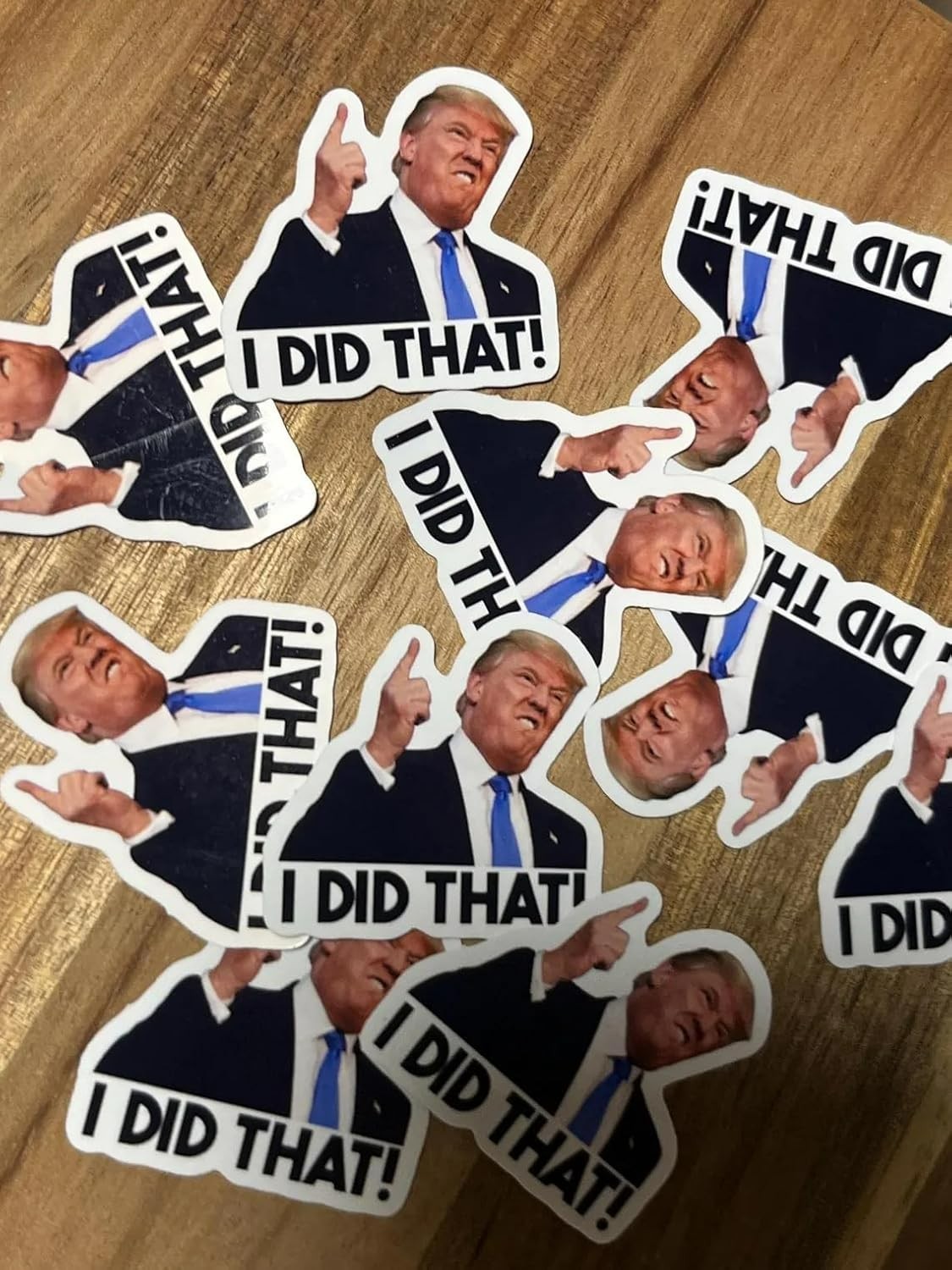 100x Trump I Did That Stickers – Waterproof Vinyl Decal Pack